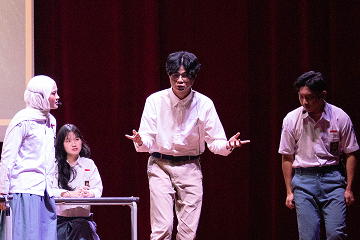 Stage drama with performers